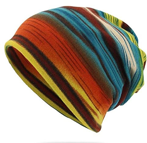 Slouchy Beanie Mütze Damen Sommer Beanie Turban Chemo Cancer Kopfbedeckung aus Baumwolle Schlafmütze Sommermütze Turban Kopfbedeckung