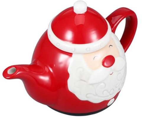 Garneck Teiera Natalizia a Forma di 580ml, Portatile Design Creativo e Versatile per Casa e Ufficio, Facile da Versare