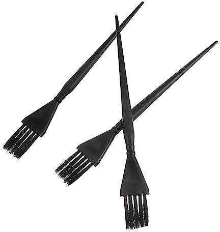 GANAZONO 3piezas Peine para Teñir el Cabello Pincel para Tinte Herramienta de Coloración para Cabello Pincel de Tinte para Resaltar para Salones de Belleza y Uso Doméstico Color Aleatorio