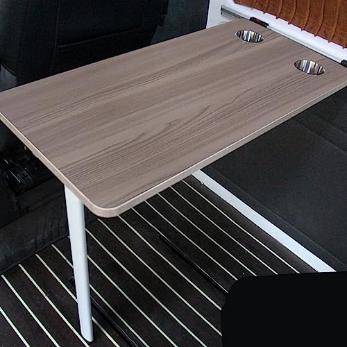 Tavolo pieghevole da parete per camper, tavolo da picnic portatile per uso esterno, ideale per camper, roulotte e postazioni di lavoro, design salvaspazio, tavolo a cavalletto grigio leggero