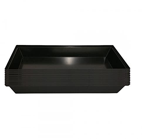 Breker Kunststoffwanne 100x70cm 10er Pack [geeignet als Kotwanne] 70 Liter Fassungsvolumen | Allzweckwanne | Plastikwanne