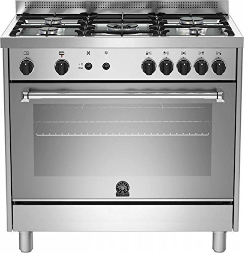 Bertazzoni La Germania Americana AMN905GEVSXC Freestanding cooker Gas A+ Acciaio inossidabile cooker - Cookers (Freestanding cooker, Acciaio inossidabile, Rotary, Front, Gas, Acciaio inossidabile)