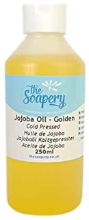 Jojobaöl Gold 250ml 100% Reines Kaltgepresstes Öl