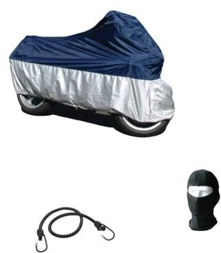 COMPATIBILE CON PIAGGIO LIBERTY S 125 TELO COPRIMOTO COPRISCOOTER IMPERMEABILE IN NYLON COPERTURA UNIVERSALE TG. L 232X100X125CM COVER ANTIPIOGGIA PER MOTO SCOOTER BLU E GRIGIO