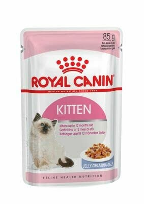 Royal Canin Kitten in Jelly Wet Cat Pouches 85g (Pack of 12)