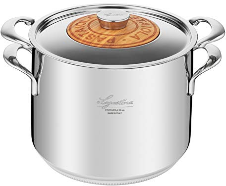 Lagostina Linea PATRIMONIO La Pastaïola® inox 24 cm / 7,6 L Induzione Pentolino 011193020924