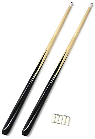 YRU Billard Queue, 2 Stück Kleine Kurze Billardstange Für Kinder Handgefertigt 50cm 68cm 90cm 120cm Holz Snooker Queue Ideal Für Enge Räume Und Jugendliche