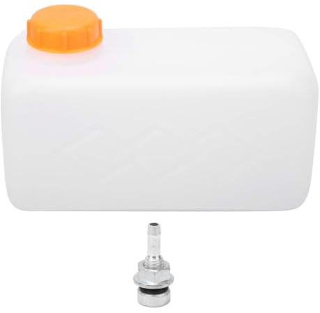Kunststoff-Benzintank, Yctze 11.22x5.51in 5.5l Kunststoff-Heizöl-Benzin-Tank Große Kapazität für Pkw-LKW-Schiff-Luftfahrt-Standheizung B(Orange)
