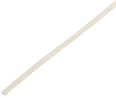 PATIKIL 16.4Ft-1.5mm Isolamento Treccia Manica, Alta TEMP Fibra Vetro Manica per Filo Protezione Bianco