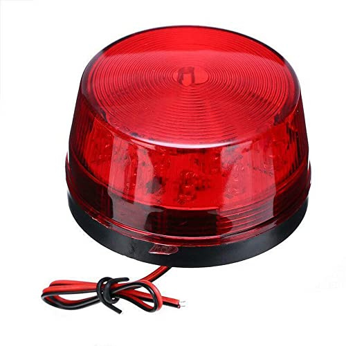 ACSUZ Auto Strobe Luce di Emergenza Auto Rotante Traffico Indicazione Auto Flash Beacon Luce LED Flash Auto Warning Light,Rosso