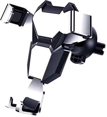 TORREMOBILITY ECO Soporte Movil Coche - Sistema Gravity Universal con Triple Apoyo Gira 360º - 2 Accesorios Coche - para la Rejilla del Aire o Salpicadero - para Sujetar el Móvil en el Coche.