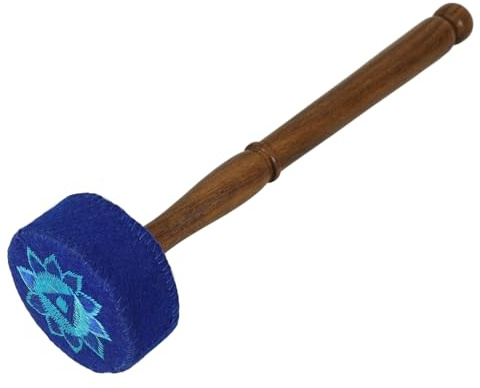 ifundom tazón y palo delantero de cuenco tibetano de madera palillo de madera del cuenco de sonido Accesorio práctico accesorio de palo de tazón de sonido caña de cantar bien