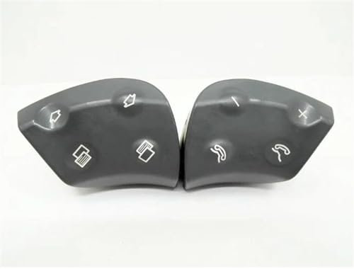 RZCREW Lenkradschaltertaste Kompatibel Mit Mercedes Für Benz C180 C200 C220 C270 C280 C320 C350 W203 2000–2007. Auto-Lenkradschalter-Taste 2038210879 2038210979