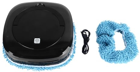 Robot de Trapeado, Trapeador Eléctrico, Limpiador de Pisos de Madera Seco y Húmedo Recargable por USB, Máquina de Trapeado Automática de Limpieza Eficiente y Silenciosa para