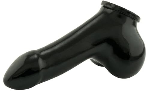 Toylie Latex Penishülle S - 11,5cm Schaftlänge, Penis Sleeve, Schwarz, Made in Germany