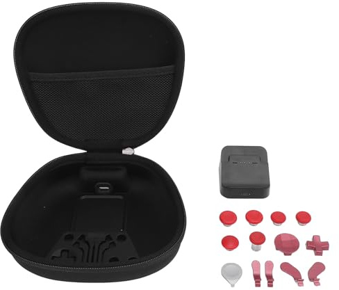 Sxhlseller Controlador de Juego Paquete Completo de Componentes para Series 2 Accesorios de Controlador de Juego, Palancas Magnéticas, Almohadillas D con Estuche de Carga para