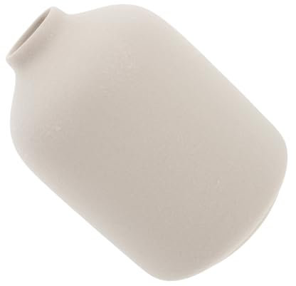 HIAKDOFT Jarrón Decorativo Flores Blancas Jarrón De Cerámica Artístico Decoración Hogar