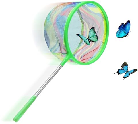 wiroouia Épuisette de Pêche,Filet Flottant Réglable | Accessoires Réglables pour Étang Lac Rivière Bord de Mer Camping Jardin Aquatique Bassin Extérieur