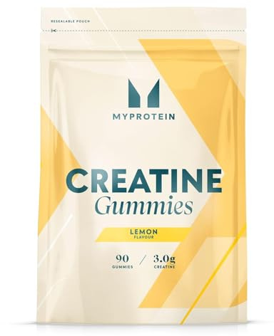 Myprotein Gominolas de Creatina Monohidratada Limón | 3g Creatine por Porción | 90 Gominolas de creatina sabor limón | Mejora el Rendimiento y la Potencia en Ejercicio de Alta Intensidad