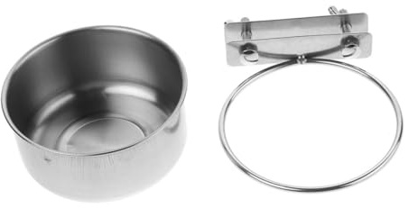 VERDANVERSE Wall Mounted Dog Bowl Puppy Feeding Bowls for Dogs Pet Feeding Dishes for Crate and Cats