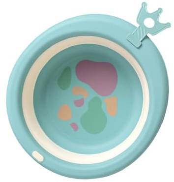 Faltbares Silikonwaschbecken für Babys und Kinder, Blau, Praktisch