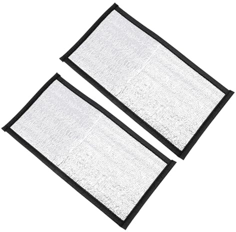 COLLBATH 2 Pièces Coussin de chauffrage pour Reptile Cat Warming Pad Plaque chauffante Terrarium Self Heating Cat Pad Coussin -Chauffant pour Chat pour Chat Silver
