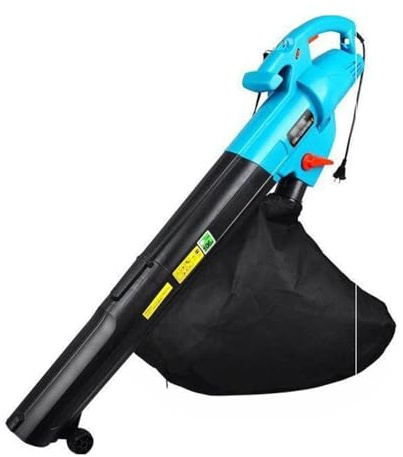 Soffiatore elettrico 2 in 1, aspiratore, for polvere/soffiatore, macchina for raccogliere foglie da giardino, trituratore, soffiatore, pulitore 3000W per uso fai da te