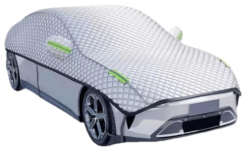 Auto-Abdeckplane robuste Schutzhülle gegen Regen und Schnee | Halbgarage für Auto, für UV, Regen, Limousine, Auto, Außenbereich, Dach, Frost, Lieferwagen