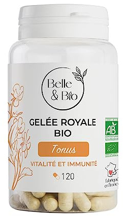 Belle&Bio | Gelée Royale Bio | 120 gélules | Fabriqué en France