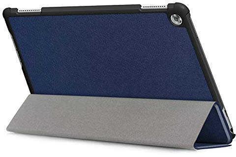 Kepuch Custer Hülle für Huawei MediaPad M5 Lite 10,Smart PU-Leder Hüllen Schutzhülle Tasche Case Cover für Huawei MediaPad M5 Lite 10 - Blau