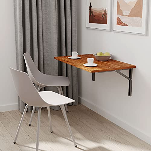 MIKON 60x60 | Wandklapptisch Klapptisch Wandtisch Küchentisch Schreibtisch Kindertisch | Burgund