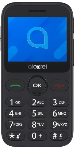 Alcatel 20.20 2.4 80 g Sim Free Grey Senior phone (Renewed)