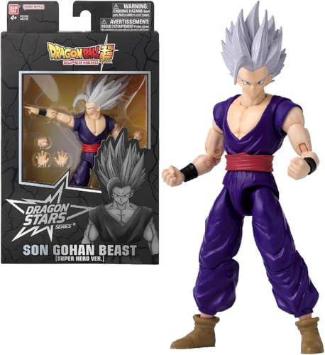 Bandai Dragon Stars Figures Son Gohan Beast| Dragon Ball Son Gohan Beast Action Figure | 17cm Articulated Dragon Ball Figure | Bandai Dragon Stars Anime Figures