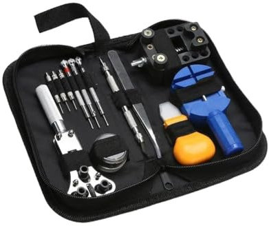 BLacOh Uhrmacherwerkzeug Set Uhrenöffner-Reparatur-Werkzeug-Set, Uhr-Stemmmesser, Schraubendreher, Stift, Hammer-Set, Uhrmacher-Band-Link-Zubehör Uhrmacherwerkzeug (Color : 380pcs)