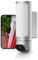 Bosch Smart Home outdoor camera II, outdoor surveillance camera, 1080p full HD resolution with integrated alarm siren and designer light, compatible with Amazon Alexa, silver
