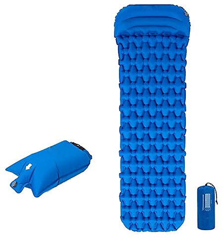 GaRcan Aufblasbare Schlafmatratze, Campingmatte, ultraleichte Isomatte mit Kissen, aufblasbare Matratze für den Außenbereich, Zeltmatte für Camping, Wandern, Reisen, wunderschöne Landschaft