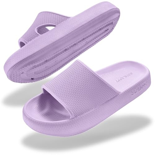 SCHLAPPY™ Original Badeschuhe für Damen&Herren, Badelatschen&Wolkenschuhe 100% Plastikfrei, Wasserfest&Rutschfest (Lila, EU Schuhgrößensystem, Erwachsene, Numerisch (von/bis), M, 38, 39)