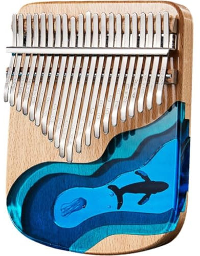 Haowul Kalimba Daumenklavier, Tragbares Mbira-fingerklavier 21 Tasten, Musikinstrumente, Geschenk Für Kinder Und Erwachsene, Anfänger