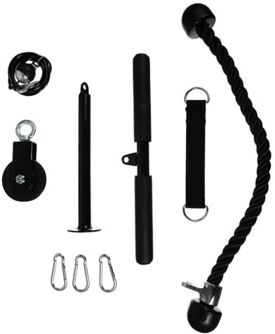 Yardwe Kabelzugsystem Für Zuhause Fitness Zugstange DIY Pulley Ausrüstung Muskelkraft Trainingsgerät Für Arm, Bauch, Rücken Und Schultern Übungen