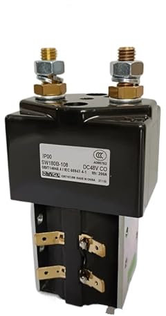 Contacteur SW180 SW180B-108 48 V 200 A, relais solénoïde, commutateur 48 V for chariot élévateur électrique, transpalette, gerbeur