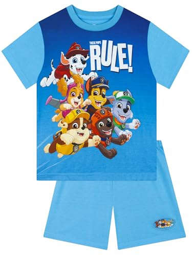 Paw Patrol Pyjamas, Marshall And Chase Boys Pyjamas, Short Sleeve Pjs For Boys, Summer Pyjama Set, Ages 18 Months To 8 Years