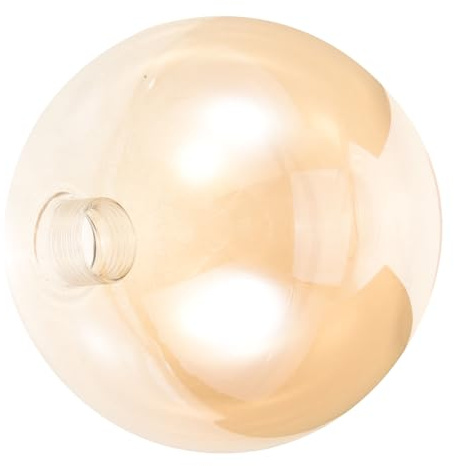 Glaskugelförmiger Lampenschirm aus Glas mit G9 Schraubmund | Lampenschirm Glaskugel, Ersatzlampenabdeckung als Lichtabdeckung, Dekorative Glaslampenabdeckung