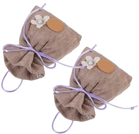 ULTECHNOVO Bolsitas Perfumadas para Armario 2piezas Ambientadores Aromáticos de Algodón y Lino para Ropa y Cajones Aromaterapia Decoración