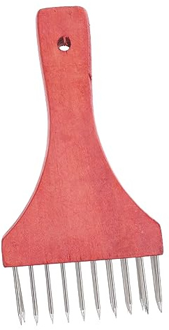 TIDTALEO Batticarne in Acciaio Resistente Manico in Legno, Macchina per Ammorbidire La Carne di Manzo, Maiale e Pollo, Accessorio da Cucina Portatile per Uso Domestico e Professionale