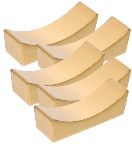 JECOMPRIS Porta Bacchette in Acciaio 304 Colore Oro, Poggia-Bacchette da Tavolo Compatto e Leggero, Supporto per Posate Decorativo e Facile da Pulire, Set da 5 Pezzi per Cucina e Ristorante