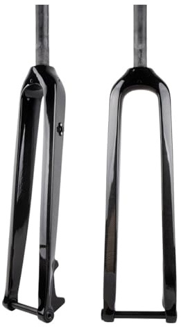 Compatibile con forcella anteriore rigida for bici MTB in fibra di carbonio, perno passante da 15 mm*100 mm, adatta for ruote 26, 27,5 e 29 pollici(Straight Gloss 26)