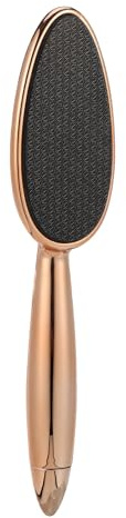 Lima para Callos de Pies de Nano Vidrio Dorado ABS Electrochapado | Removedor de Callos de Nano Vidrio, Diseño Ergonómico, Acabado de Excelente Artesanía, Herramienta de Pedicura