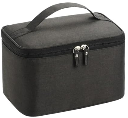 Kosmetiktasche Travel Essentials Makeup Bag Toiletry Bags for Women Skincare Wash für Frauen(Black)