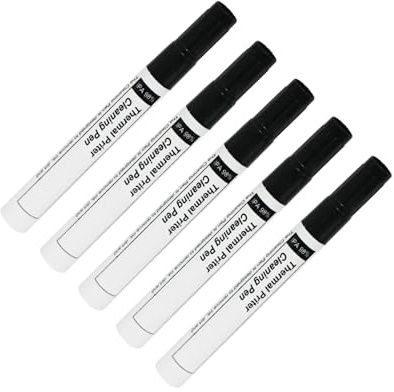 CLSSLVVBN Effiziente Reinigungsstifte für Druckköpfe – Bedruckte Reinigungsstifte für alle Druckertypen. Packungsinhalt: 5 Thermodruckkopf Effizienter Universal Druckerreiniger.