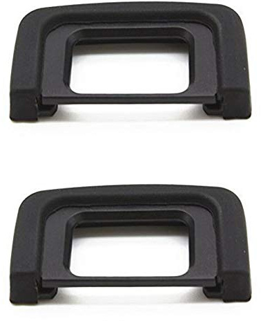 DK25 Okularkappe für Nikon D5600 D3500 Kamera-2Stück | Eyecup für Nikon D5600 D5500 D5300 D3500 D3400, DK-25, Augenmuschel Zubehör, Weicher Gummi Bedeckt